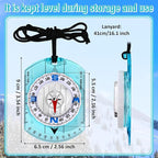 20 Pcs Acrylic Orienteering Compass Hiking Backpacking Survival Reliable - Image 2