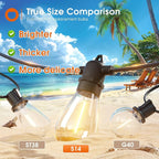 addlon 102FT Solar String Lights Outdoor Waterproof - Image 3