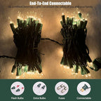 HISHINY Christmas Lights 100 Count Clear Christmas Tree Lights String - Image 4