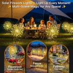 suddus Solar Garden Lights Outdoor Waterproof Decorative, Upgrade 2Pack 150LED - Image 3