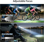 KunHe 40PACK 333LM Aluminum Alloy Headlamp 1800mAh Rechargeable - Image 5