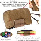 Tactical Molle Admin Pouch Chest Rig Small Molle Chest Pouch Utility MOLLE/Belt - Image 4
