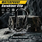 DELSWIN Heavy Duty Carabiner Clip 900lbs, 3 Inch Steel Carabiners - Image 5
