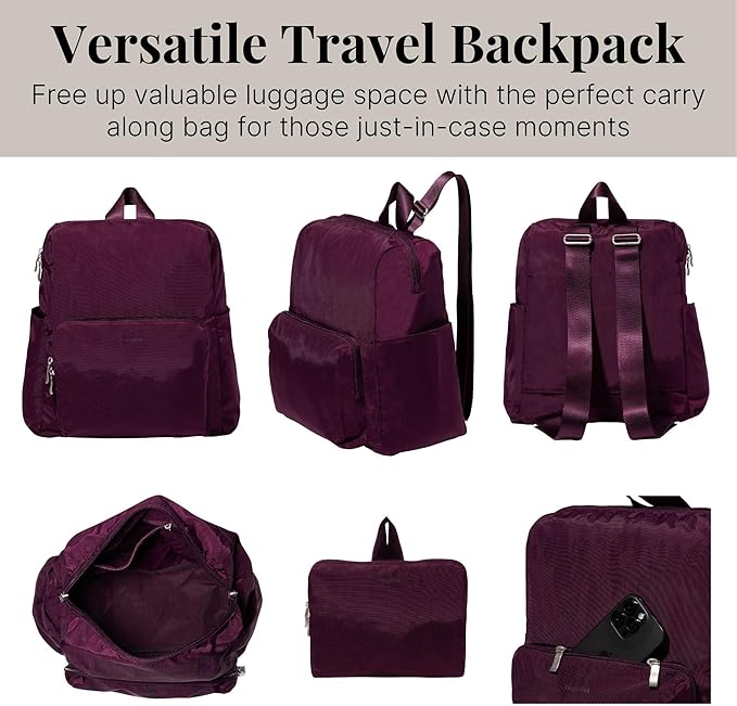 Baggallini Women's Carryall Packable Backpack - Image 5