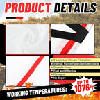 45 Pcs Emergency Fire Blankets for Home and Kitchen 40x40 Inch 15 Fiberglass - Image 3
