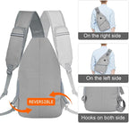 ZOMAKE Sling Bag, Small Crossbody Sling Backpack, Water Resistant Shoulder - Image 5