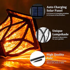 GIGALUMI Solar Lights Outdoor Waterproof, 6 Pack Flickering Flame LED Lights - Image 4