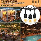 Banord Outdoor String Lights, 48FT Waterproof Patio Lights - Image 2