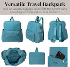 Carryall Packable Lightweight Travel Backpack 14x11" Folding Compact Nylon - Image 5