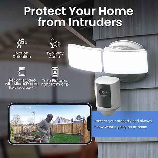 Feit Electric SEC5000/CAM/WIFI Outdoor LED Smart Security Camera - Image 6