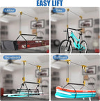 TRUSOON Ladder Storage Pulley Hoist, Self Locking Function Ladder Hanger - Image 6