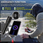 Rechargeable LED Flashlights 10000.00 High Lumens,   High Powered - Image 5