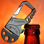 Hephis Skull Heavy Duty Key Chain, Car Emergency Escape Tool, Seat belt Cutter - Image 2