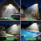 Solar Outdoor Lights Motion Sensor, 2500LM 286 LED Security Flood Lights - Image 9