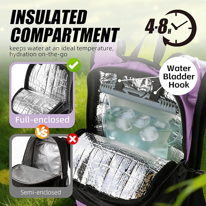 Hydration Pack Backpack, Insulated Hiking Water Backpack - Image 3