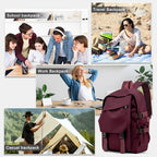 coowoz Lightweight School Bag Casual Daypack College Laptop Backpack - Image 7