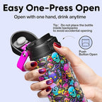 Insulated Water Bottle with Straw - Image 4