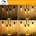 Brightever Outdoor String Lights 180FT, Patio Lights - Image 4