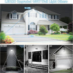 ledmo 150W Outdoor LED Flood Light Switch Control Full 360 Rotation Exterior - Image 5