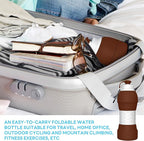 Collapsible Lightweight 20oz Water Bottle, Food-Grade Silicone BPA Free - Image 8