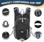 15L Foldable Hiking Backpack, Lightweight Packable Waterproof Machine Washable - Image 6