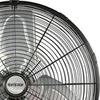 Hurricane Pro Commercial Grade Oscillating Metal Wall Mount Fan w/ 3 Speeds - Image 7