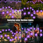 NBQQ Solar Garden Lights Outdoor, Waterproof Solar Powered Lights - Image 6