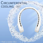 FrSara Neck Fan, Portable Personal Fan Strong Wind, Air Volume, 360° Cooling - Image 5