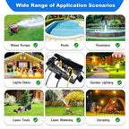 Hrensaw Medium Outdoor Electrical Box, IP54 Waterproof Extension Cord Cover w/6 - Image 7