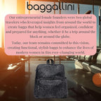 Baggallini Women's Carryall Packable Backpack, Midnight Blossom - Image 6