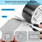 Secopad Black Window Screen Repair Tape, 2IN X 35FT Screen Repair Kit - Image 2