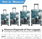 Luggage Cover Protector for 26-28 Inch Suitcases, TSA Approved Elastic Travel - Image 2