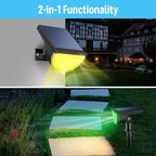 GKGG Solar Multicolor Lights Waterproof IP65, 8 Lighting Modes Solar Spot - Image 5