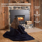Military Style Wool Blanket – Cushioned, Breathable, Warm & Washable – - Image 2