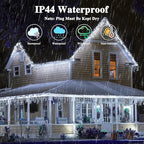 66 FT 200 LED Christmas String Lights Outdoor/Indoor, Extendable Twinkle Fairy - Image 5