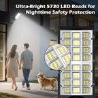 4-Pack Solar Street Lights Outdoor, 20000LM Waterproof LED Solar Flood Lights - Image 3