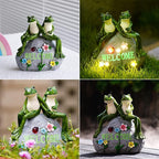 Nacome Solar Garden Outdoor Statues Frog - Image 6