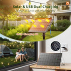 addlon 150FT Solar String Lights Outdoor Waterproof - Image 2