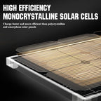 SUNAPEX 50W 12V Solar Battery Charger Maintainer, Waterproof Solar Panel - Image 2