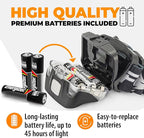 Foxelli LED Headlamp Flashlight - Image 5