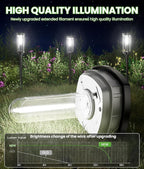 BITPOTT Bright Solar Pathway Lights, 2 Pack Solar Lights Outdoor Waterproof IP65 - Image 2
