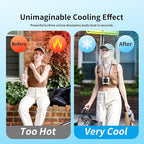 Socool 10000mAh Portable Waist Fan Clip on Wearable Belt Personal Fan - Image 9