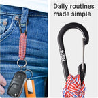 EOTW Paracord Keychain for Men Women Paracord Carabiner Backpack Keychain - Image 4