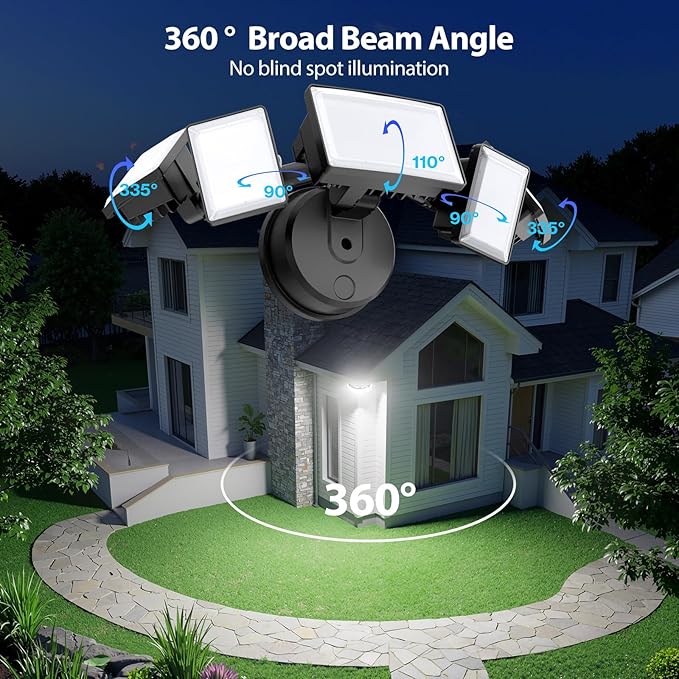 Olafus 180W Flood Lights Outdoor, 18000LM Super Bright Security Lights - Image 5
