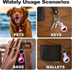 Linsaner Case for AirTag 2nd Gen & 1st Gen, Silicone Holder Keychain Key Ring - Image 6