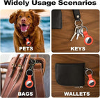 Linsaner Case for AirTag 2nd Gen & 1st Gen, Silicone Holder Keychain Key Ring - Image 6
