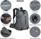FENGDONG 40L Waterproof Lightweight Hiking, Travel Backpack - Image 5