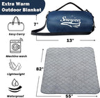 Waterproof Outdoor Blanket 82”X 55” Packable, Stadium Blankets - Image 2