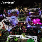 Anordsem Solar Lights Outdoor Waterproof: Garden Light Solar Powered - Image 7