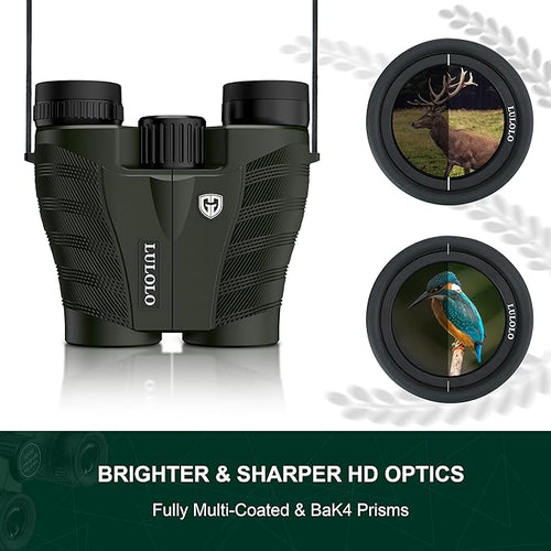 12x30 Compact HD Binoculars for Adults High Powered - Image 2